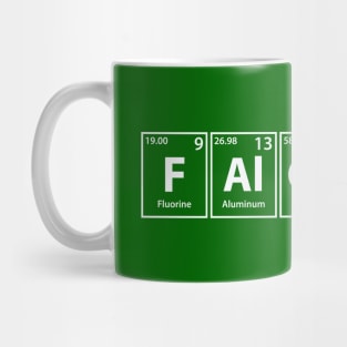 Falcons (F-Al-Co-N-S) Periodic Elements Spelling Mug